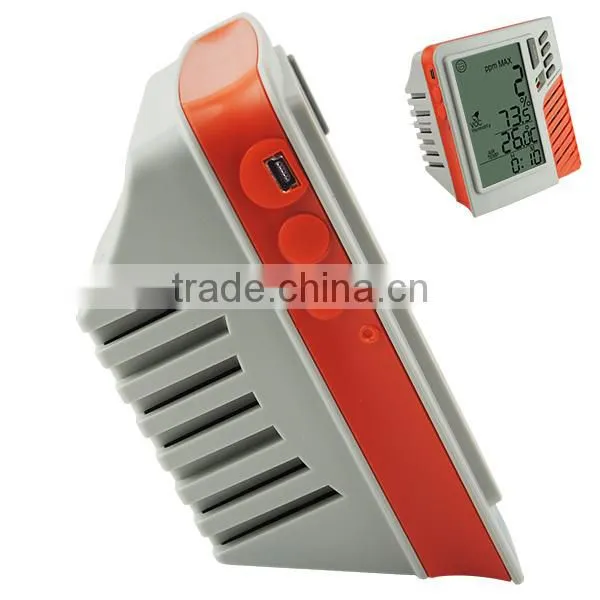Wallmount/Desktop VOC Monitor Tester Temperature Relative Humidity RH Volatile Organic Compound Meter 0~30ppm Range Taiwan Made