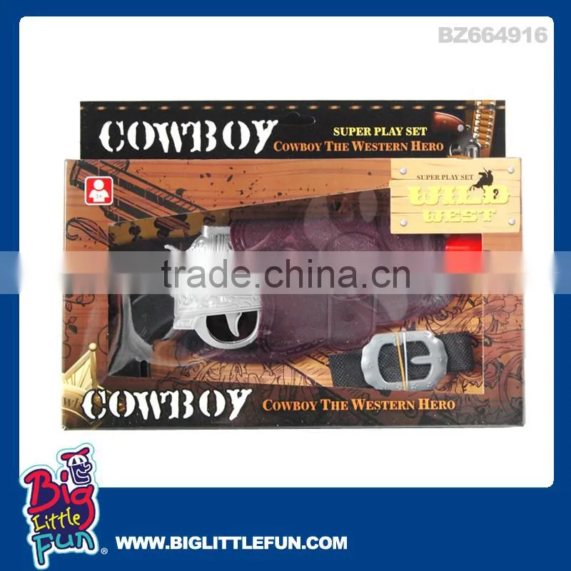 Toy cowboy gun set