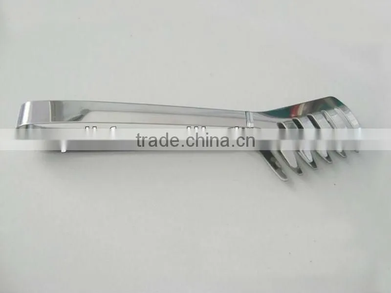 HF 269 stainless steel tongs for fish, metal kitchen tongs