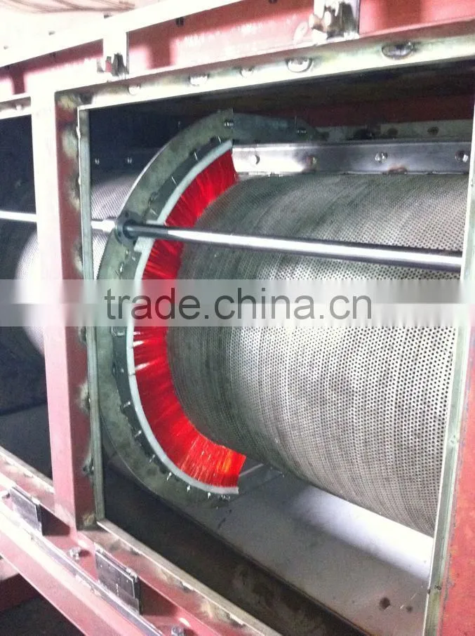PET bottle flakes high speed horizontal dewatering machine