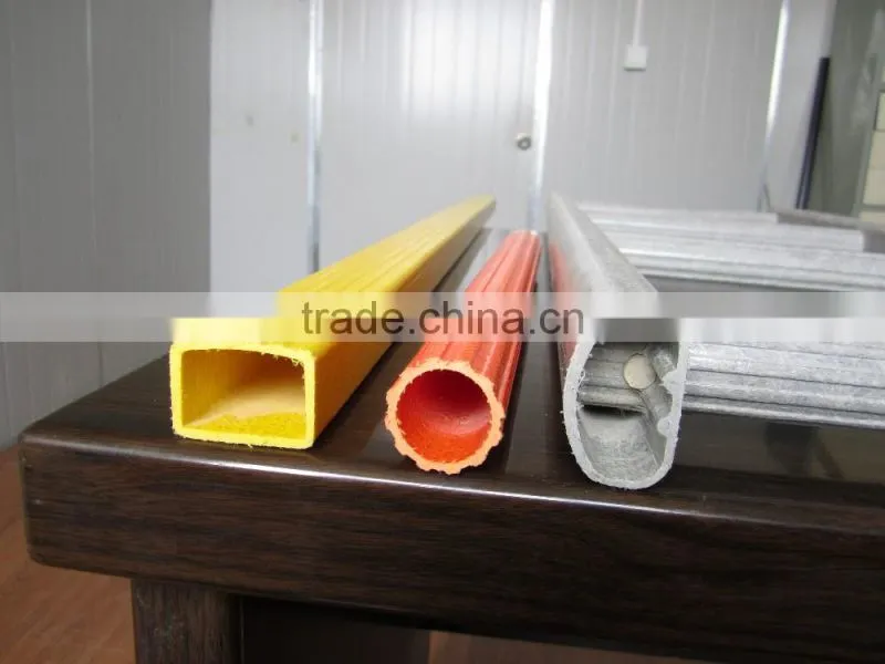MF0019 Competitive Price FRP fiber glass profile FRP pultrusion rod GRP glass fiber profile
