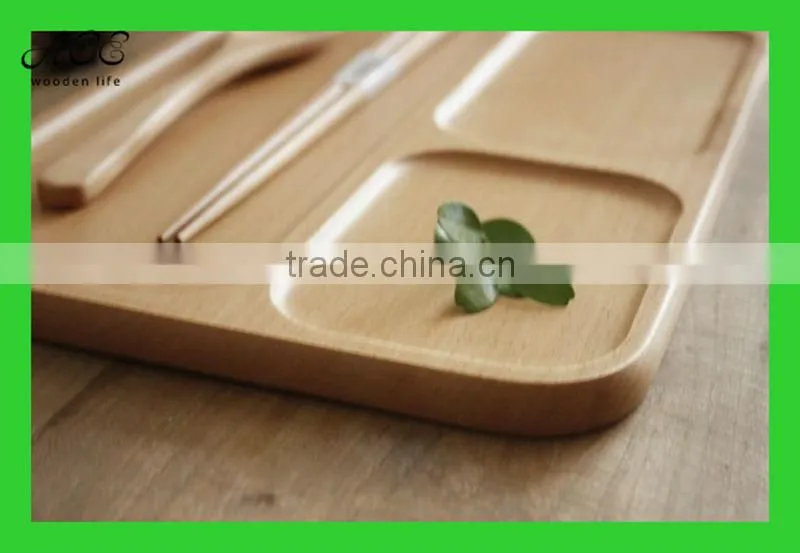 Custom rectangle wood plate