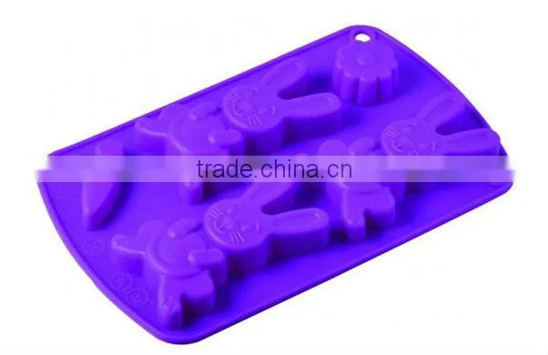 Silicone Cake Tin with 6 Holes