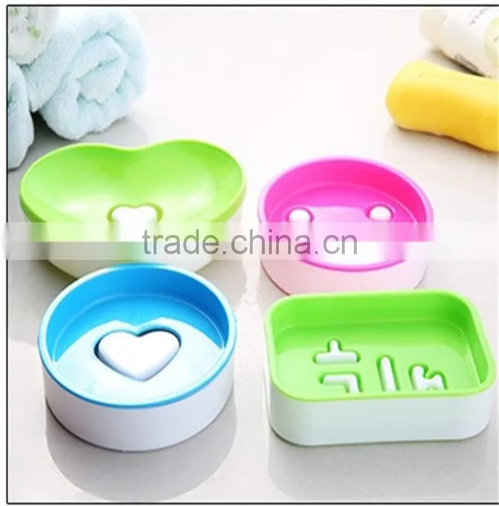 N172 High quality plastic heart shaped Soap Box