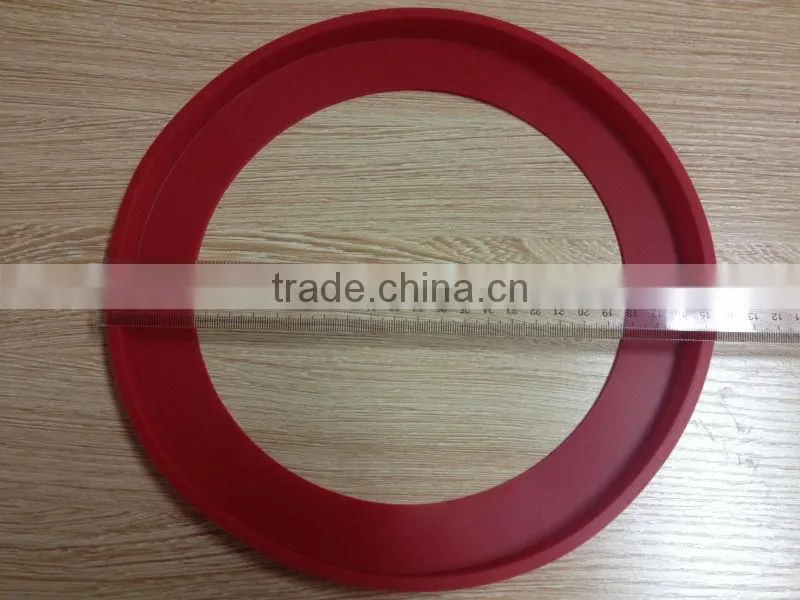 Silicone pie crust shield , pie protector