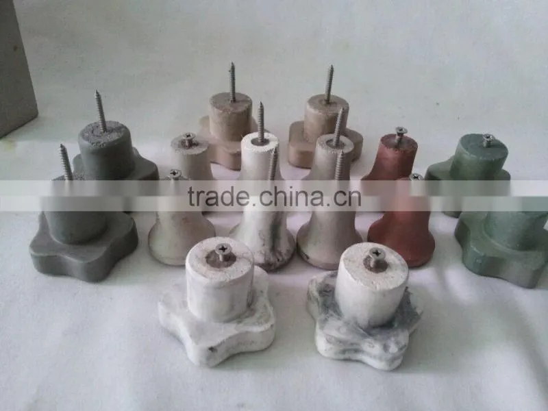 Bathroom or kitchen indoor decoration plain concrete 3D tiles front wall