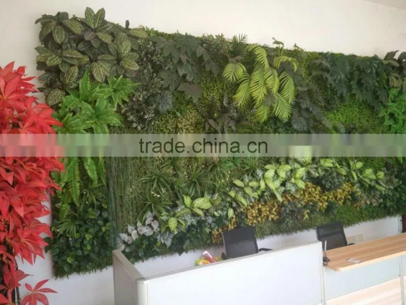 Vertical grass advertising board