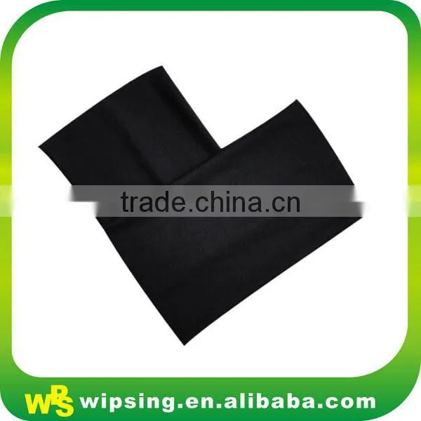 High Stretch Cotton Lycra Makeup Headband Black