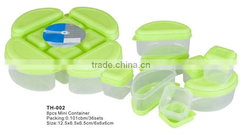 8pcs Min Food Container/Storage Container TH-002