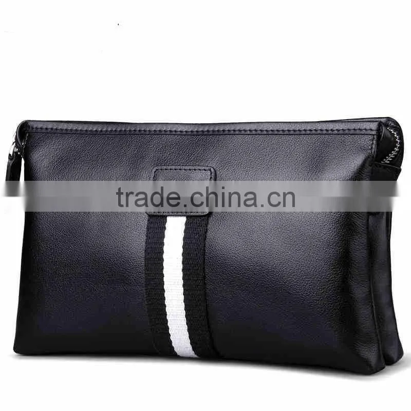 Fashion Black Travel Hand Bags Wholesale Popular Genuine Leather Handbags