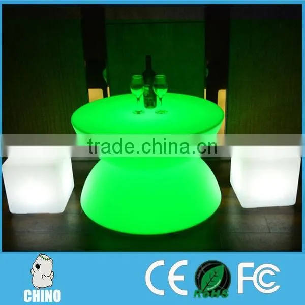 Hot sale illuminated light cube/Waterproof LED Glowing chair