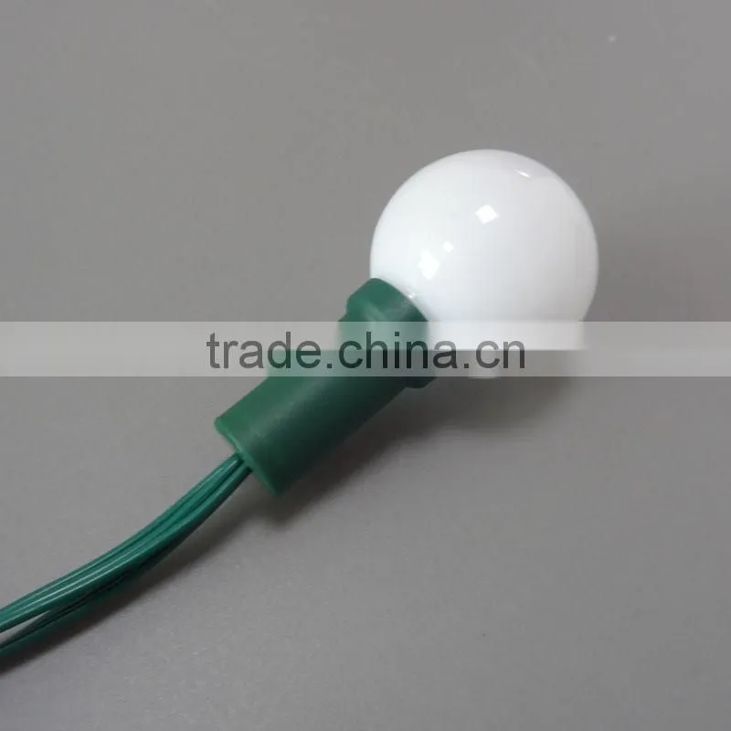 IP68 waterproof 0.3w G27 punching hole LED Christmas string light for decoration