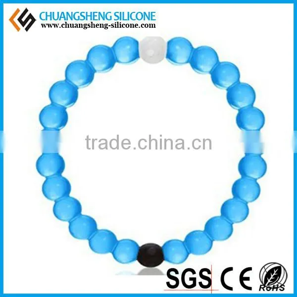The most fashion bracelet, silicone wristband, beadlet, popular wrist accessory