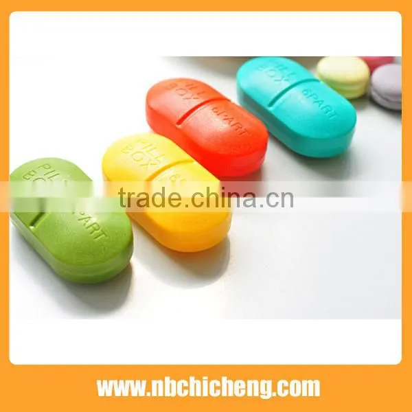 Cheap 6 Parts Pill Box Plastic Capsule Storage Pill Box