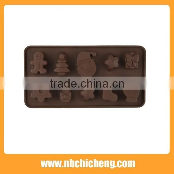 Silicone Chocolate Molds, Christmas Chocolate Model, Chocolate Christmas Mould