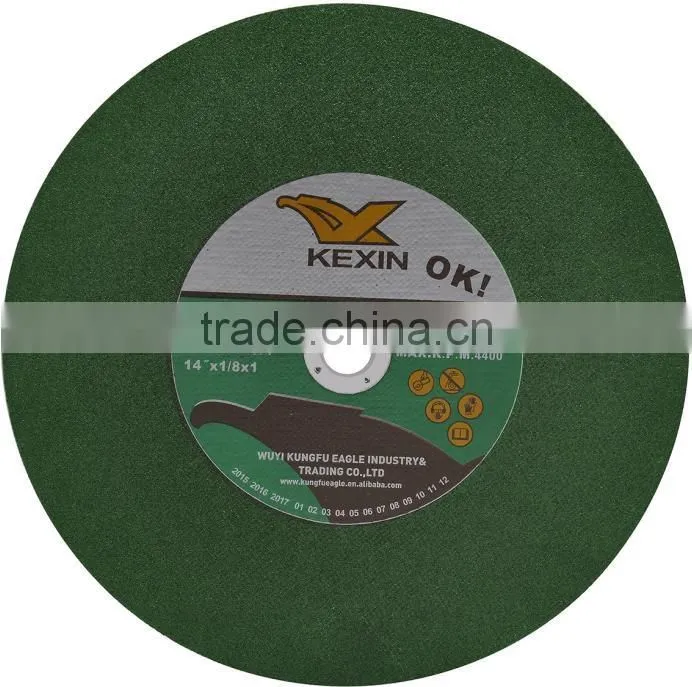 350*3*24.5mm abrasive cutting wheel for metal and stainless steel cutting disc
