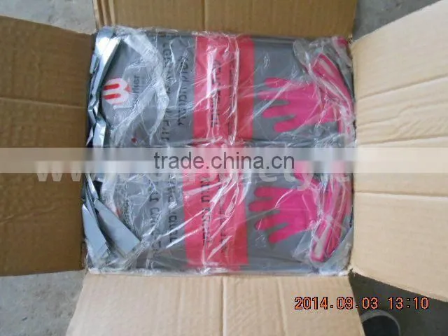 Hot Sale Pink Rubber Latex Household Gloves