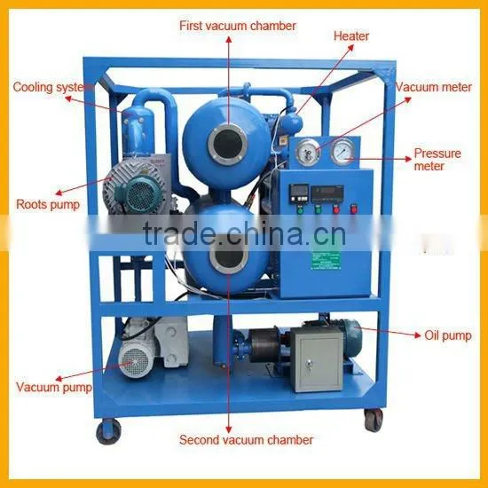 Top-quality Double-stage Vacuum Transformer Oil Restoration Set