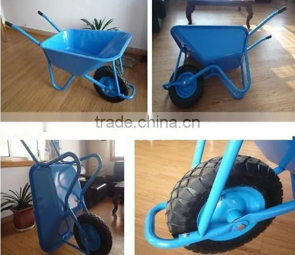 solid rubber powder wb6400 15"x3"" model wheel with solid axle good quality spoke rim