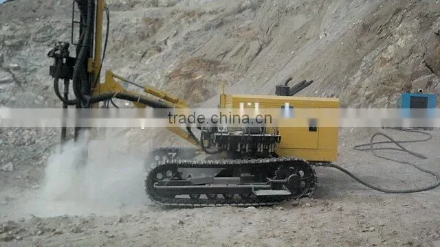 high quality crawler rock drilling machine for stone quarry