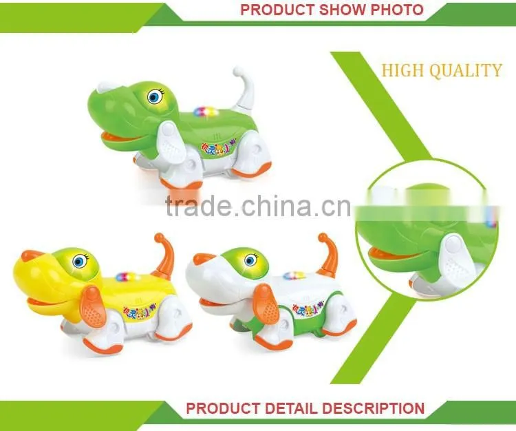 New product battery operated robot toy dog electric walking dog toy for kids