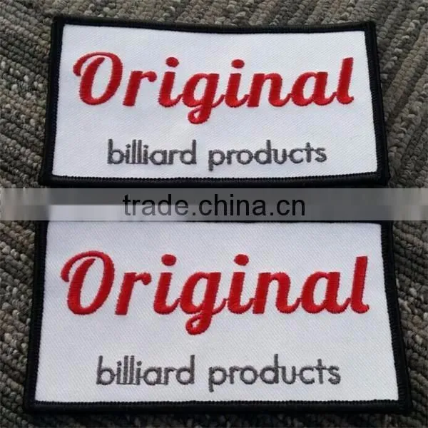 2016 Custom high quality embroidery patches badges