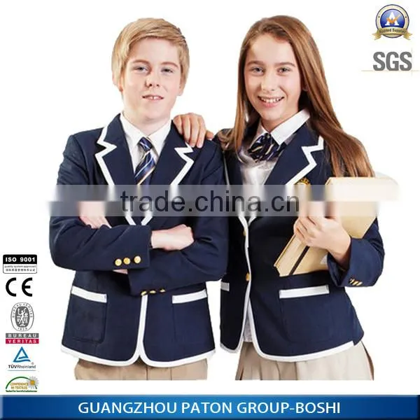 TR Material Fashion Design Comfortable toWear School Uniforms Blazers