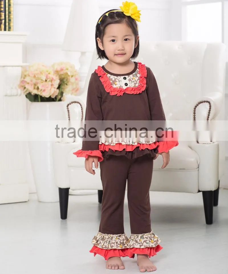 Thanksgiving pumpkin outfits girls ruffle outfits ,baby girl clothes,Lovely Baby Girl Pumpkin Pattern Outfit