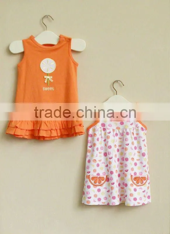 mom and bab 2012 summer baby clothes 100% cotton girls dress