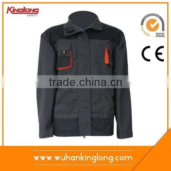Europe market working safety jacket with zipper