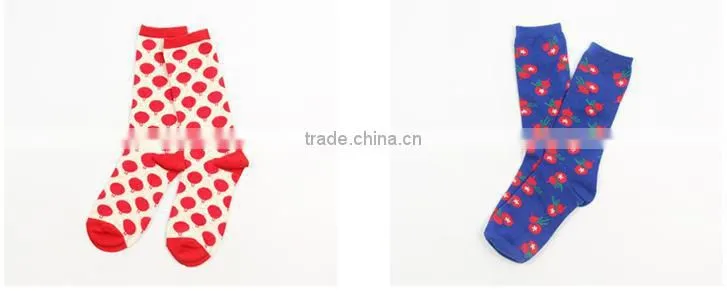 Cotton Retro tide Harajuku in tube illustration cute heap skateboard Street lovers lady socks EML-9-1811