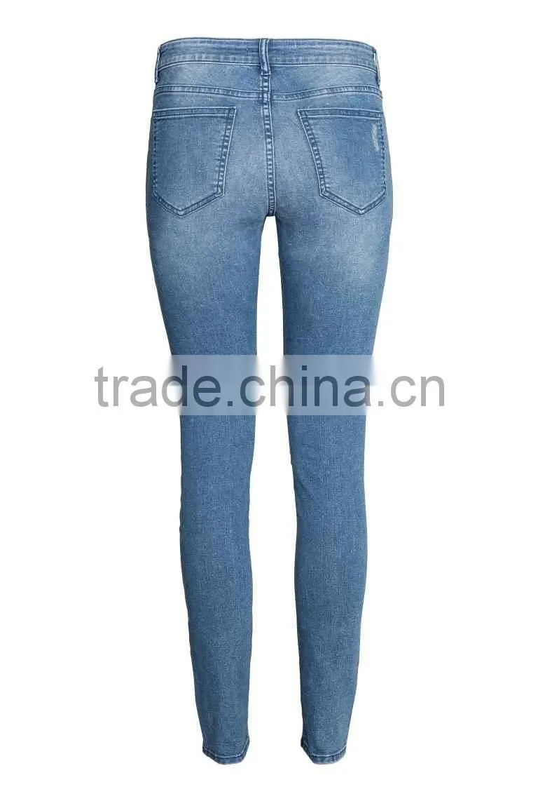 2016 summer women denim pants,women corpped jean,Superstretch trousers