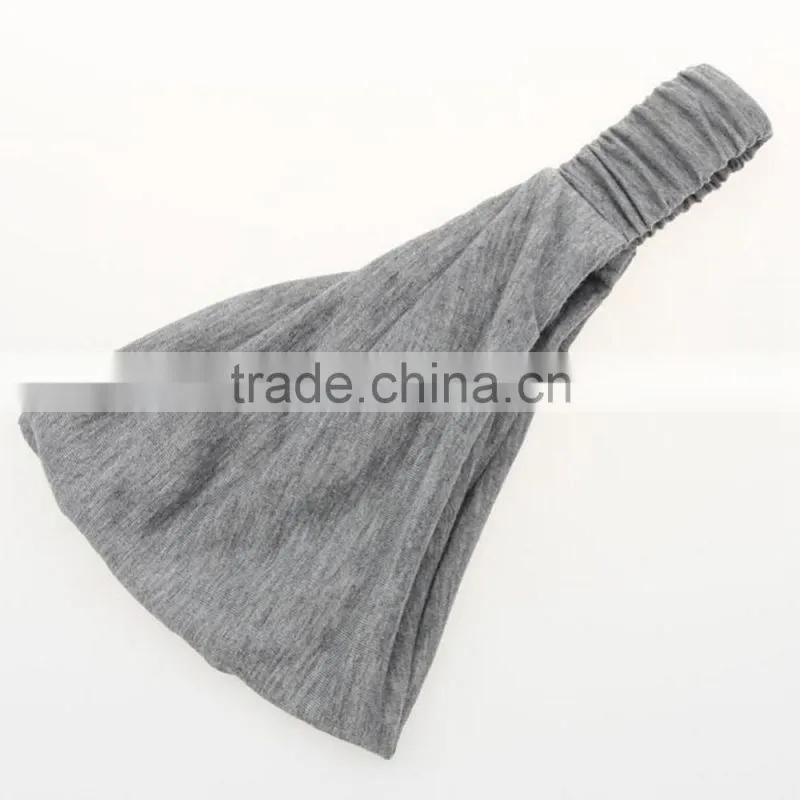 High Quality Wide Cotton Headbands ,Elastic Headband
