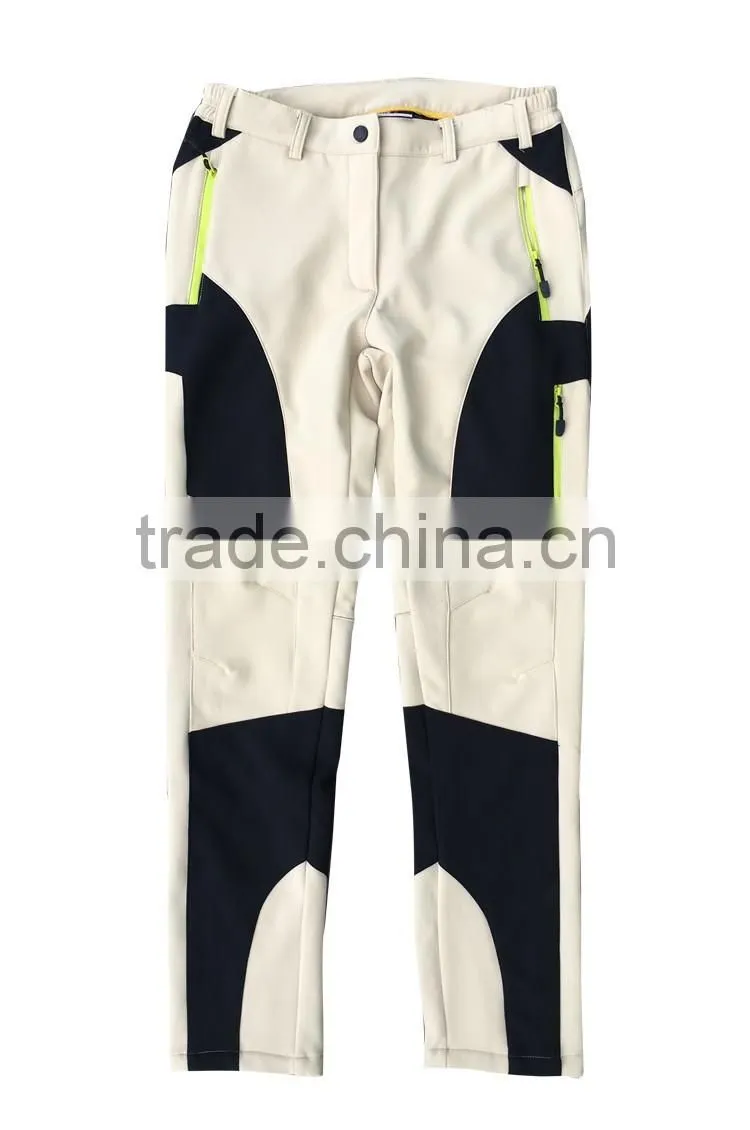 Fashion casual spandex 3 layers softshell pants trousers for men