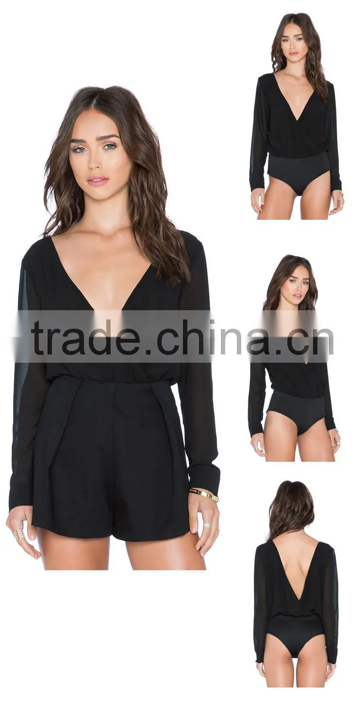 Fashion Women Sex Fair One Piece Black Street Clothing