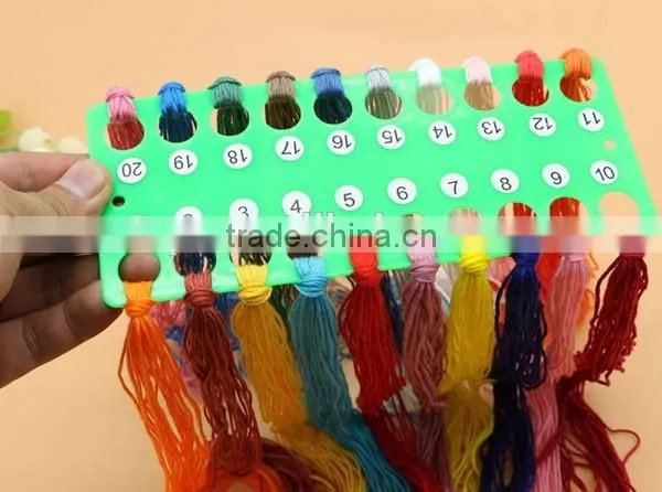 Plastic Embroidery Cross stitch Thread Organiser Board