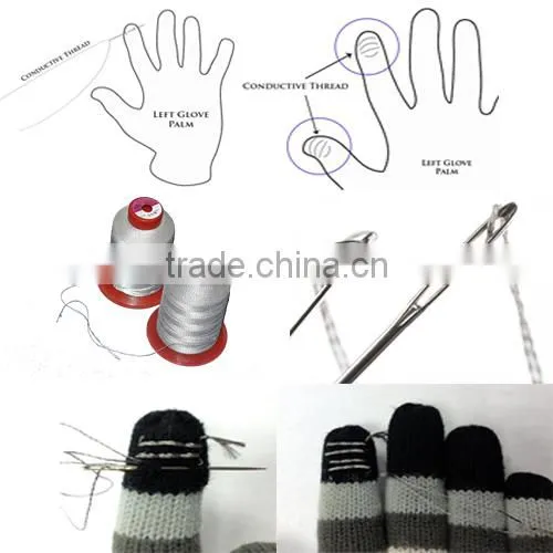 colorful conductive thread