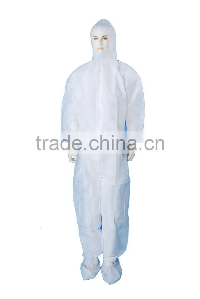 Disposable CPE white rain coat