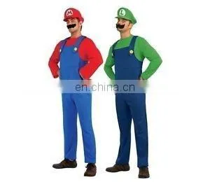 good quality fancy dress costume adult Men Super Mario Costumes AGM2002