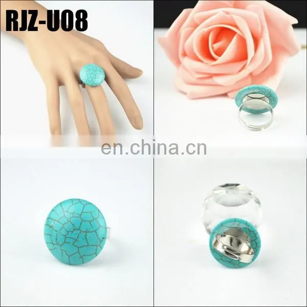 Different Size Turquoise Cuff Ring In Stock