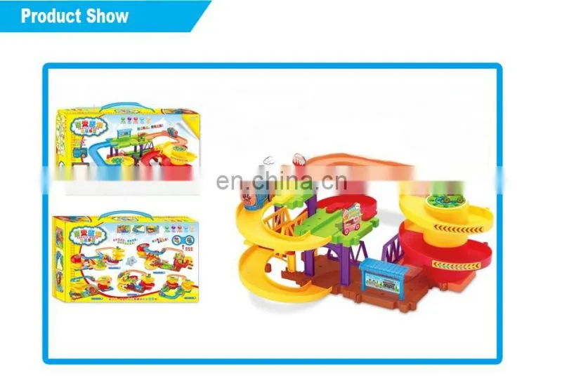Intelligence battery operated train track set for kids