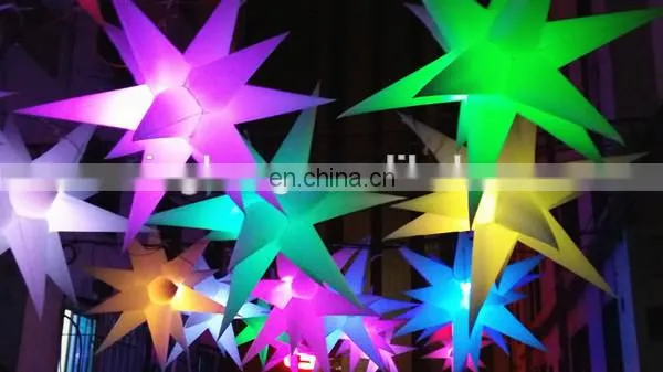 Beautifu inflatable stars for event decoration