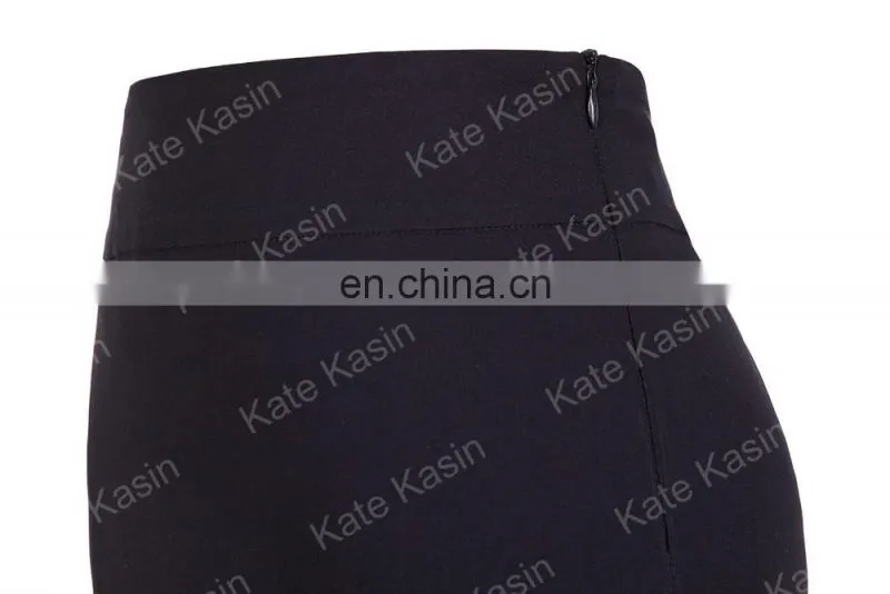 Kate Kasin Occident Women's High Stretchy Hips-Wrapped Pencil Skirt 20" KK000276-1