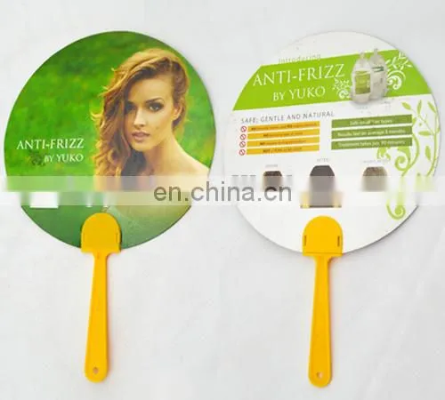 custom paper hand fans custom printed