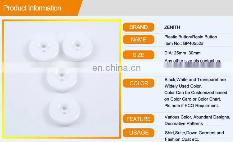 Easy Button Manufacturer Sewing Button Polyester Button BP40552