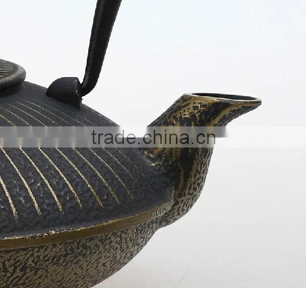 Golden Cast Iron Teapot 750ml