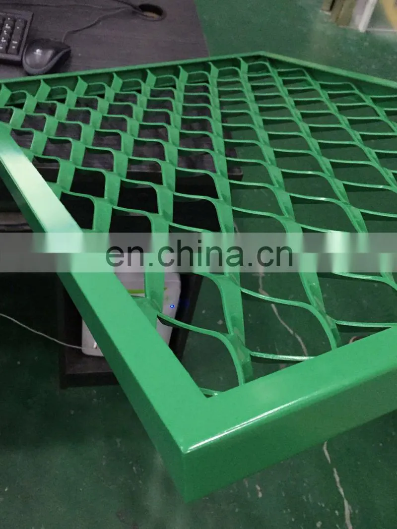 Aluminum Expanded Metal Mesh Building Facade Decorative