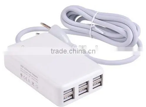 hot new products 30 watt 6 port usb desktop rapid charger
