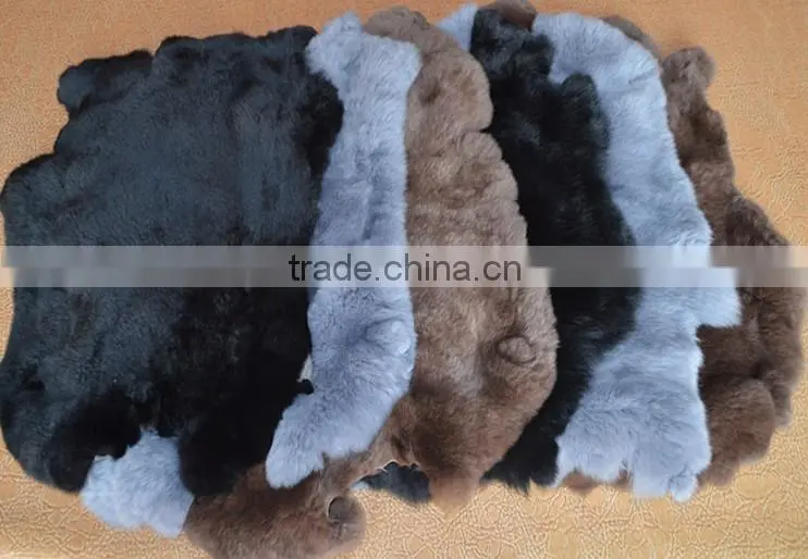 Luxury coat rabbit fur
