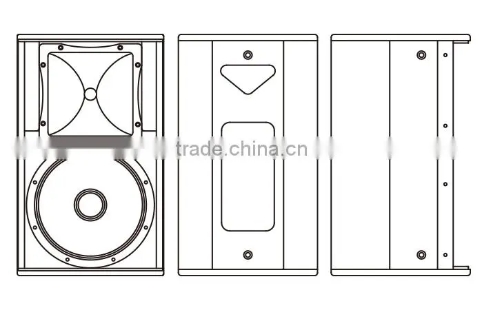 Trade assurance, B&C speaker, 10 inch passive 2-way full range loudspeaker, pro audio
